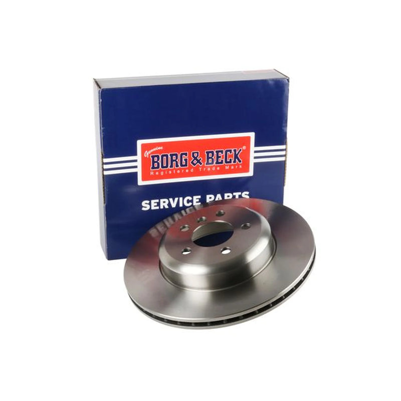 Borg & Beck 2 x Vented Rear Brake Discs BBD7014S