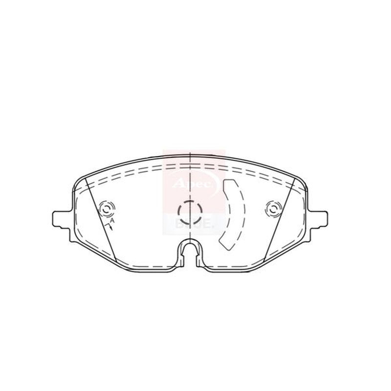 Apec Front Brake Pad Set PD3950