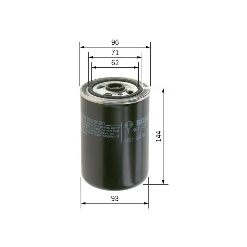 Bosch Fuel Filter Element 1 457 434 421