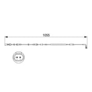 Bosch Brake Pad Wear Sensor Front 1 987 473 506