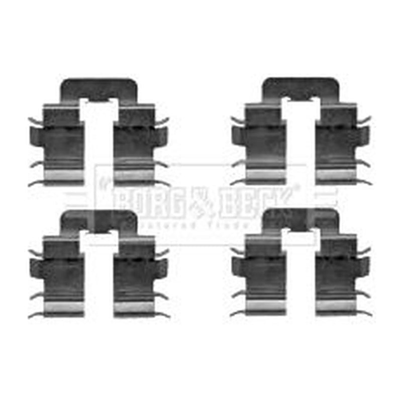 Borg & Beck Brake Pad Accessory Fitting Kit Rear BBK1390