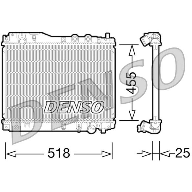 Denso Engine Radiator DRM40027