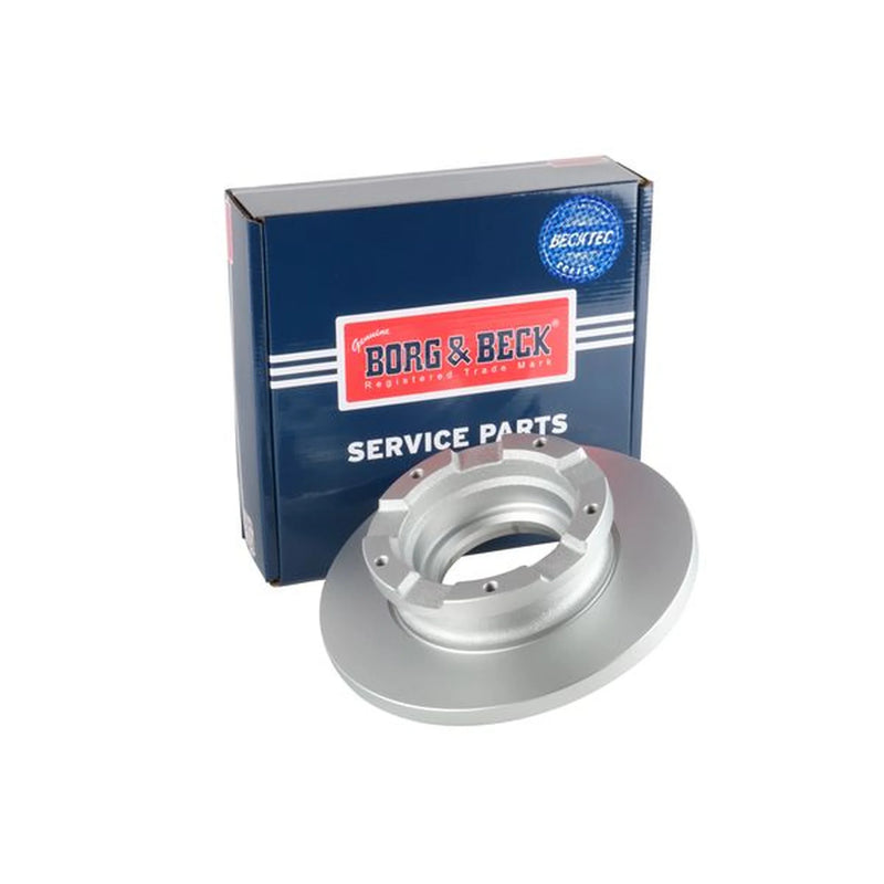Borg & Beck 2 x Solid Rear Brake Discs BBD5932S