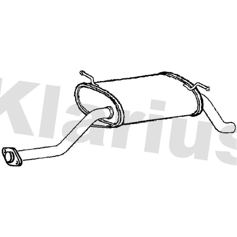 Klarius Box With Tail Pipe Rear SZ144M