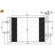 NRF Air Conditioning Condenser 350034