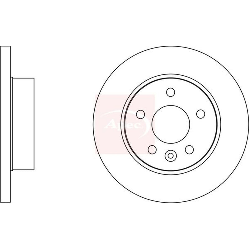 Apec Front Brake Discs DSK2775