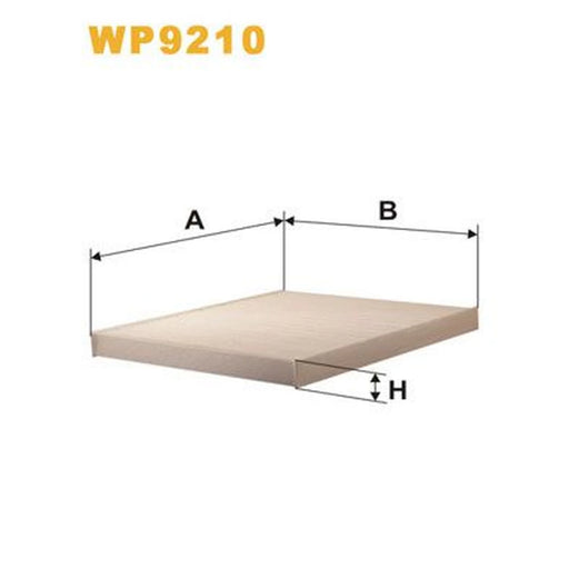 WIX Cabin Air Filter (Pollen Filter) WP9210