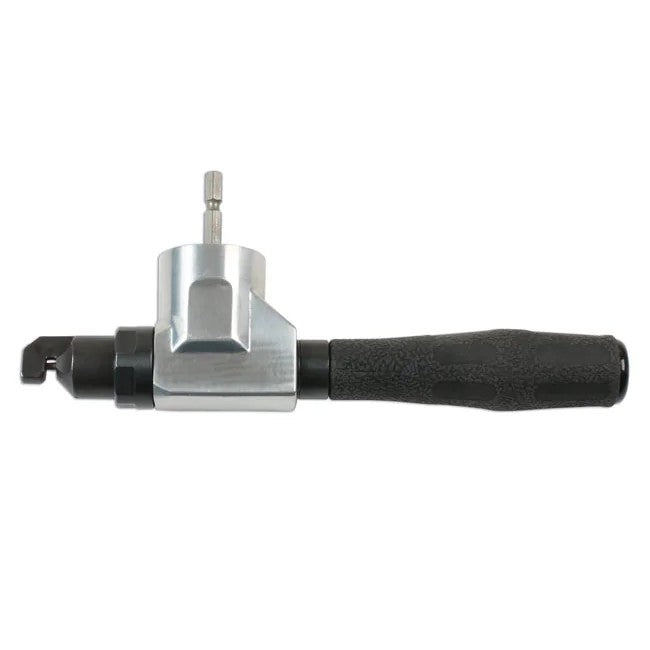 Laser Tools Sheet Metal Nibbler - Cordless Drill Attachment - PL