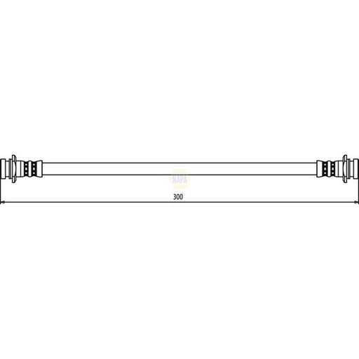 NAPA Brake Hydraulic Hose Line Rear NBH1324