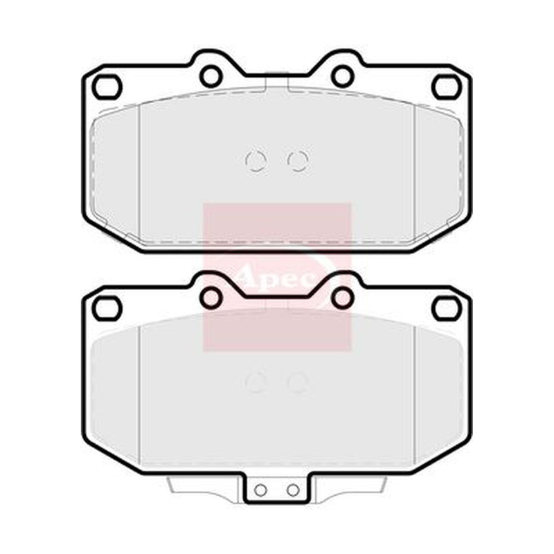 Apec Front Brake Pad Set PAD2316