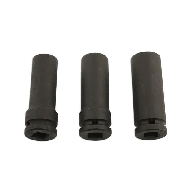 Laser Tools Damaged Wheel Nut Remover 1/2"D 3pc - PL