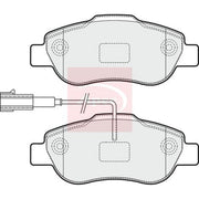 Apec Front Brake Pad Set PAD1612