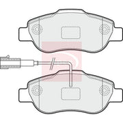 Apec Front Brake Pad Set PAD1612