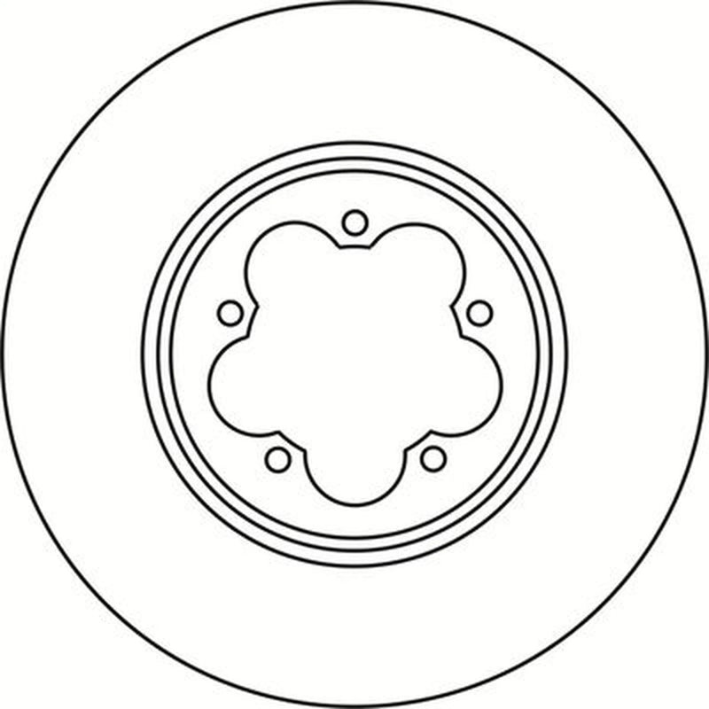 Abtex 2 x Vented Front Brake Discs BD1827V