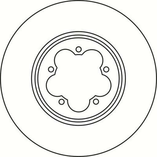 Abtex 2 x Vented Front Brake Discs BD1827V