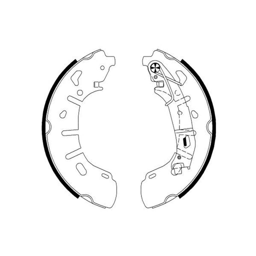 Textar Brake Shoe Set Axle Kit 91079300
