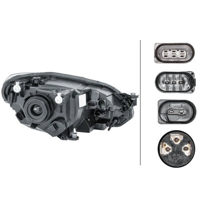 Hella Headlight Headlamp PY21W Left 1EL 012 644-011