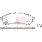Apec Rear Brake Pad Set PAD2342