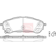 Apec Rear Brake Pad Set PAD2342