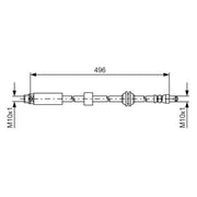 Bosch Brake Hydraulic Hose Line Front 1 987 481 590