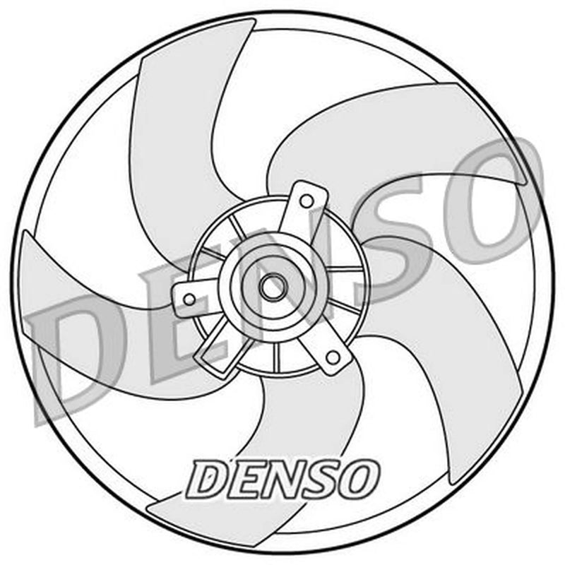 Denso Engine Cooling Fan DER21011