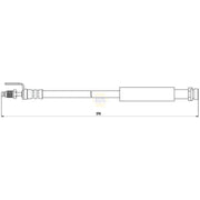 NAPA Brake Hydraulic Hose Line Front NBH1010
