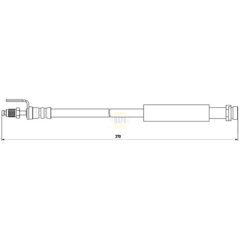 NAPA Brake Hydraulic Hose Line Front NBH1010