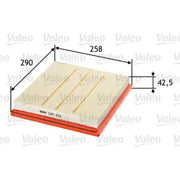 Valeo Engine Air Filter 585159