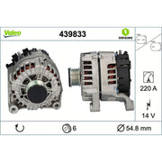 Valeo Car Alternator 12V 439833
