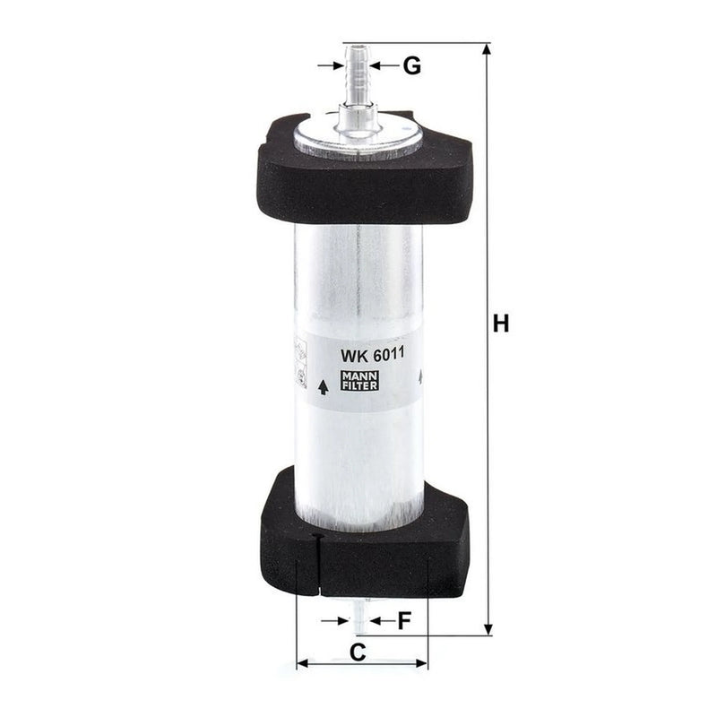 MANN-FILTER Fuel Filter Element WK 6011
