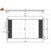 NRF Air Conditioning Condenser 35627
