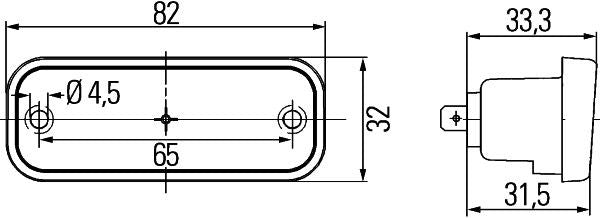 Hella 2XS 003 738-037 Clearance Light
