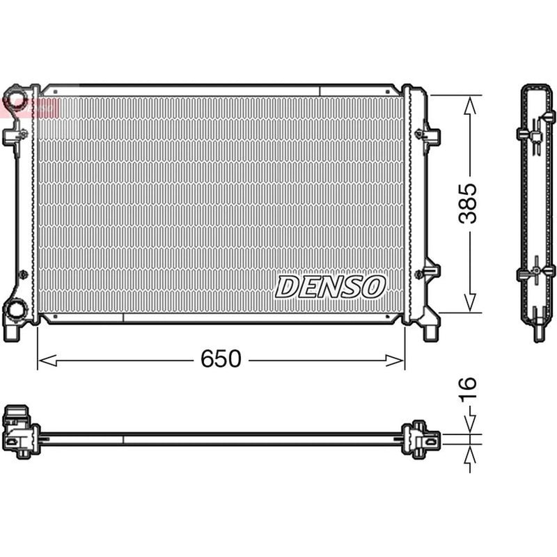 Denso Engine Radiator DRM02014