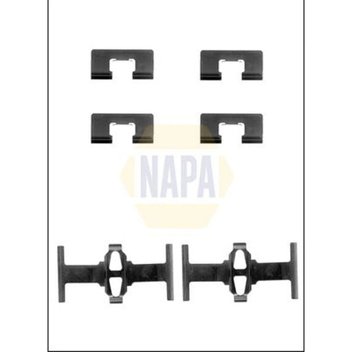 NAPA Brake Pad Accessory Fitting Kit Rear NFK1354