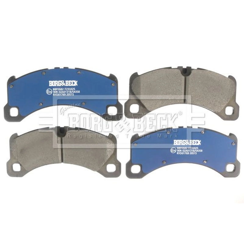 Borg & Beck 4 x Front Brake Pad Set BBP2682