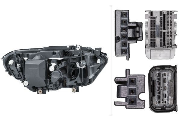 Hella Headlight Headlamp LED Left