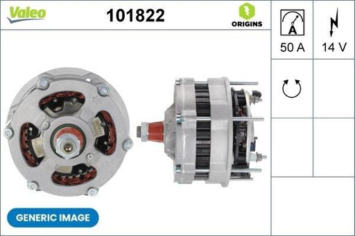 VALEO 443496 Alternator 28V Voltage 120A Charge Current Fits VOLVO DEUTZ-FAHR Valeo - Town Parts