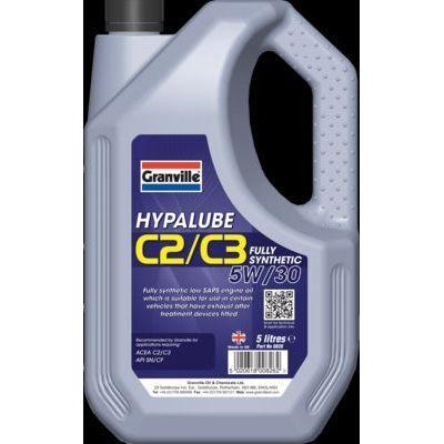 Granville Hypalube C2/C3 Fully Synthetic 5W/30 Mid Engine Oil Additive 5 Litre Granville  - Town Parts