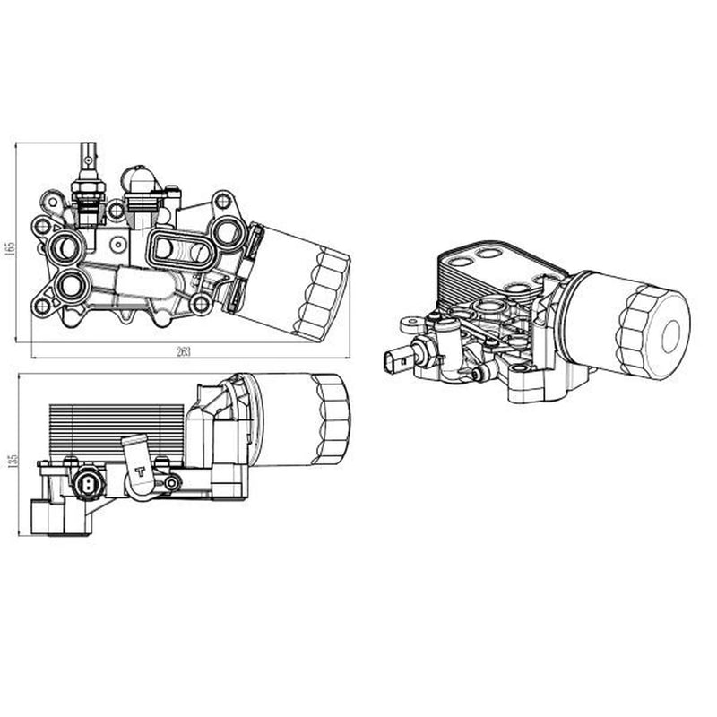 NRF Oil Filter Housing 31845