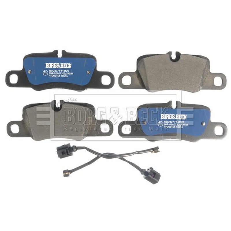 Borg & Beck 4 x Rear Brake Pad Set BBP2427