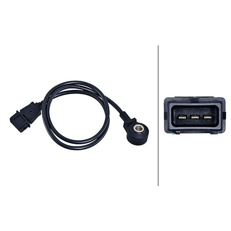 Hella Engine Knock Sensor Front 6PG 013 114-391