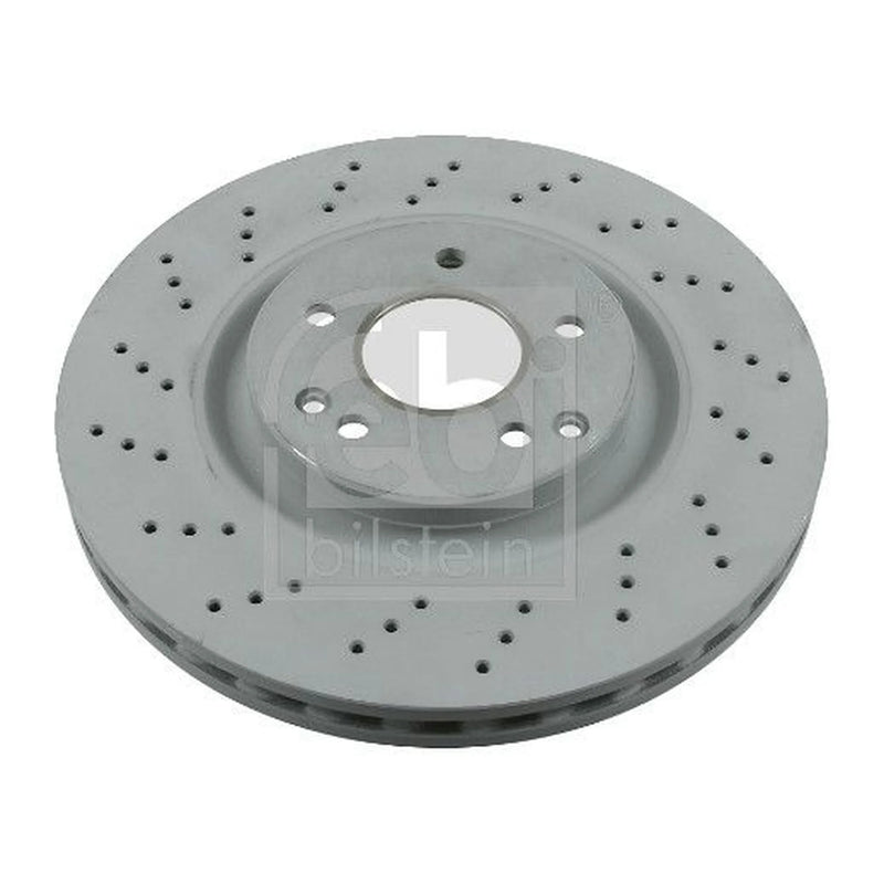 Febi 2 x Perforated/Vented Front Brake Discs 26107