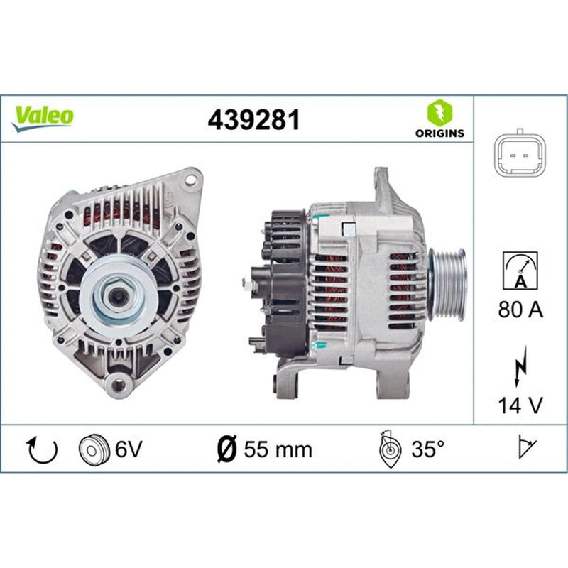 Valeo Car Alternator 12V 439281
