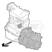 Borg & Beck Engine Mount Mounting BEM3308