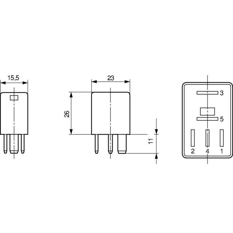 Bosch Main Power Relay 0 332 207 402