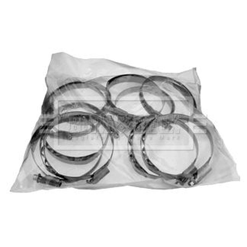 Borg & Beck 10 x Charge Air Hose Fastening Clamp Wide Thick BHC1005