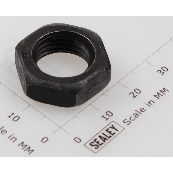 Sealey M14 x 1.50 fine pitch half nut black