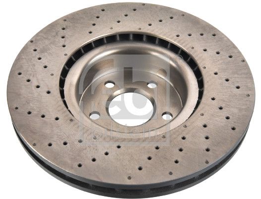 Febi 2 x Brake Disc Set Perforated/Vented Front