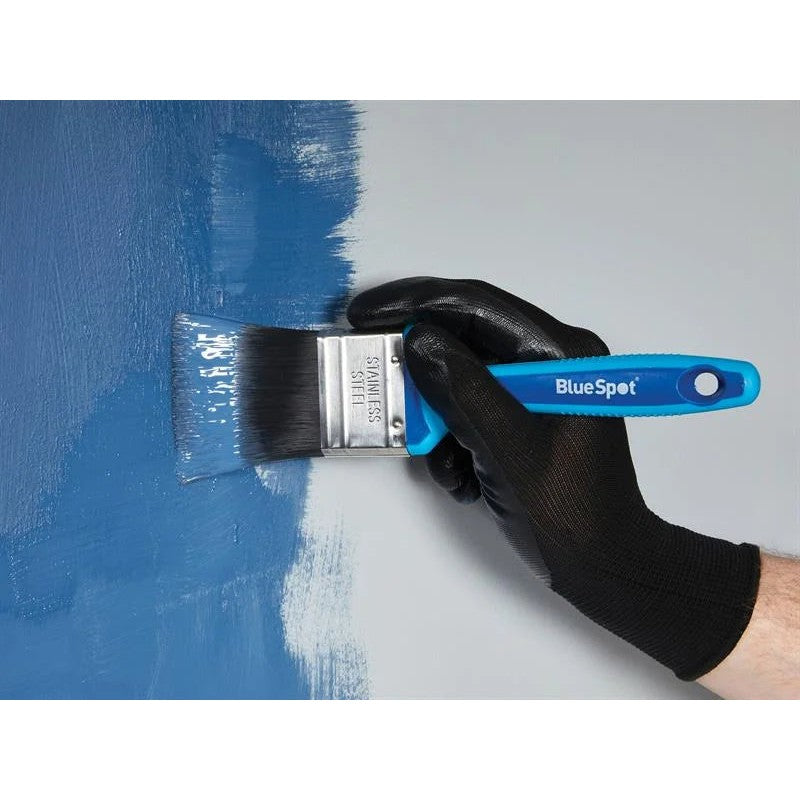 BlueSpot Tools Soft Grip Synthetic Paint Brush Set, 3 Piece - 36011