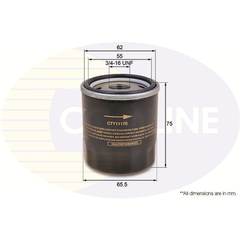 Comline Engine Oil Filter CTY11170
